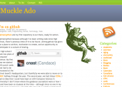 Screenshot of MuckleAdo.com's home page on May 19, 2012